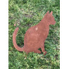 PIQUE DE JARDIN 41X47CM "CHAT"