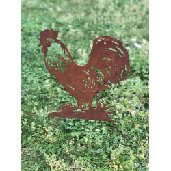 PIQUE DE JARDIN 32X51CM "COQ"