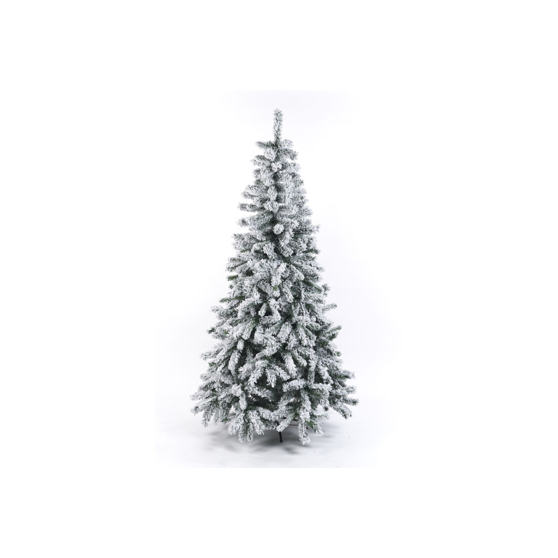 Sapin floqué Slim 498Br. 180cm H.180 cm