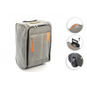 Valise cabine 32L tissu GRIS CHINEE