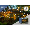 Guirlande guinguette 5M 50LED 10ampoules