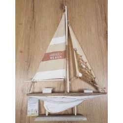 VOILIER DÉCORATIF 33x5x55cm