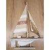 VOILIER DÉCORATIF 33x5x55cm