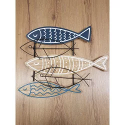CADRE DÉCO POISSONS 53x41cm