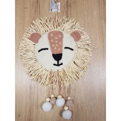 SUSPENSION DÉCO LION 50x35cm