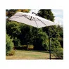 PARASOL DÉPORTÉ ÉCRU RECTANGULAIRE INCLINABLE 3x2m