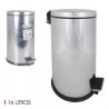 POUBELLE INOX A PEDALE 16L