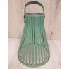 LANTERNE SOLAIRE DESIGN VERT H23cm