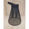 LANTERNE SOLAIRE DESIGN NOIR H23cm LANTERNE SOLAIRE DESIGN NOIR H23cm