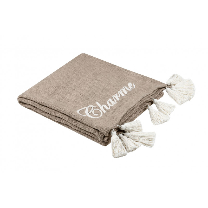 MAISON PLAID 125X150CM FICELLE