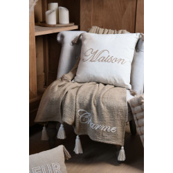 MAISON PLAID 125X150CM FICELLE