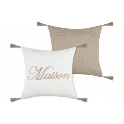 MAISON COUSSIN 40X40CM ECRU