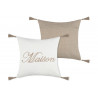MAISON COUSSIN 40X40CM ECRU