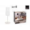 VERRES CHAMPAGNE X6 23CL LEYDA