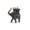 DECO FAMILLE ELEPHANT 24X26CM