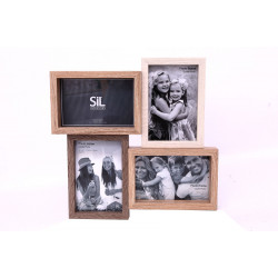 PELE MELE 4PCS BOIS 3D 31CM