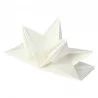 SERVIETTES PRE-PLIeES BLANC 40*60CM X12