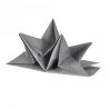 SERVIETTES PRE-PLIeES GRIS 40*60CM X12