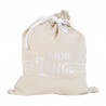 SAC LINGE EN LIN BAINS NATUREL 45X60CM
