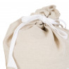 SAC LINGE EN LIN BAINS NATUREL 45X60CM
