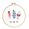 KIT DIAMOND PAINTING PLUMES DIAM. 17CM :