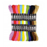 ECHEVEAUX DE COTON 8 M COULEURS VIVESx12