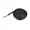 LAISSE A PISTER CHIEN 2CMx9M NOIR en POL
