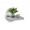 ETAGERE FLOT CHENE BLANCHI L25X22,8CM MD