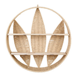 ETAGERE FLORALIE D60.5CM CORDE TRESSEE