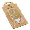 BOUGIE CHIFFRE 9 PAILLETTES OR 7.3CM AV