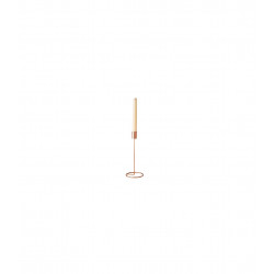 BOUGEOIR METAL ROSE GOLD D9CM