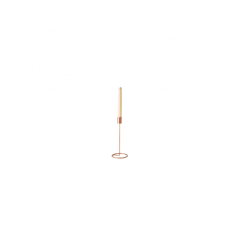 BOUGEOIR METAL ROSE GOLD D9CM