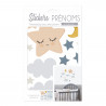 STICKERS PRENOMS ETOILE/ LUNE