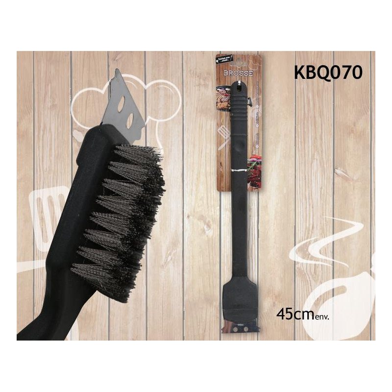 BROSSE METALLIQUE 2 EN 1 45CM POUR NETTO