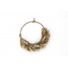 COURONNE PAMPAS NATUREL D25CM