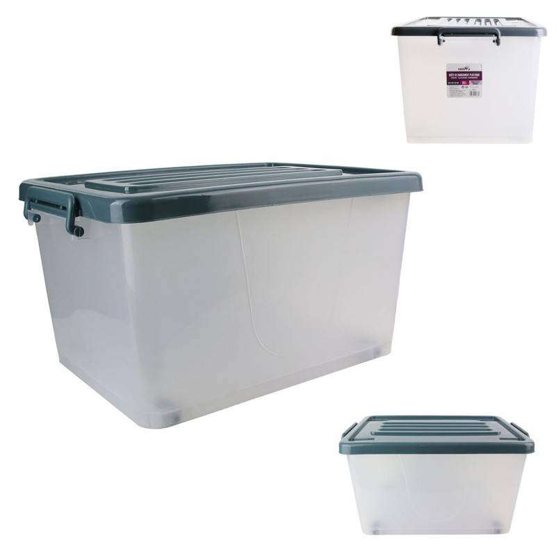BOITE DE RANGEMENT PLASTIQUE 60L