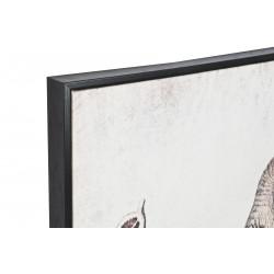 TRIPTYQUE ÉLÉPHANT ENCADRÉ TOILE 180x4x120cm
