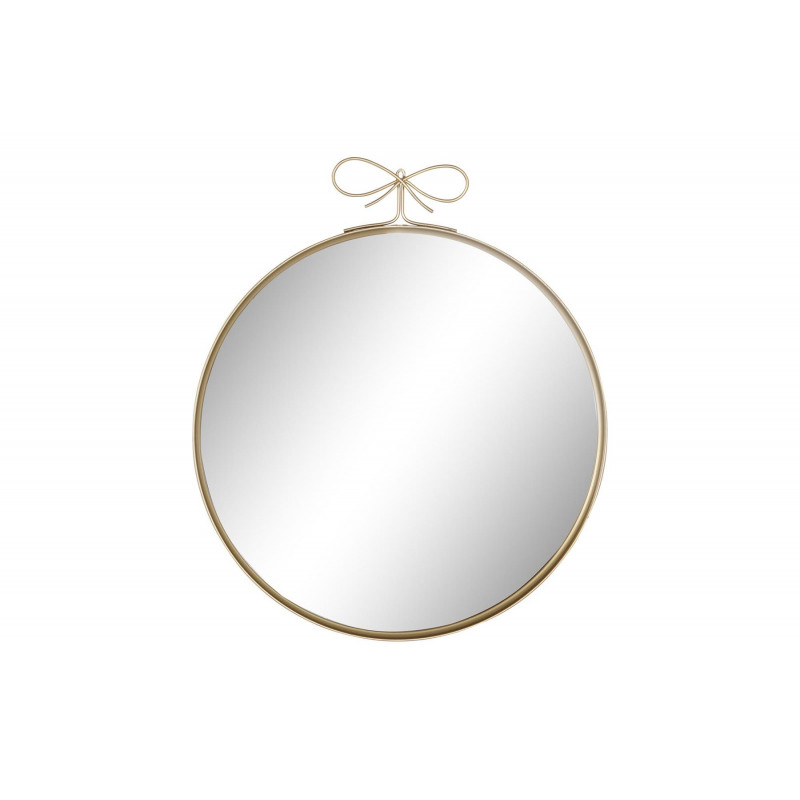 MIROIR NŒUD DORÉ 60X2,5X70CM FER VERRE MIROIR NŒUD DORÉ 60X2,5X70CM FER VERRE