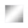 MIROIR FENÊTRE BLANC 90X2X90CM FER VERRE