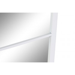 MIROIR FENÊTRE EN FER BLANC 90x2x90cm