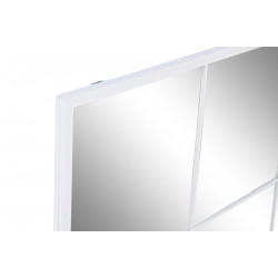 MIROIR FENÊTRE EN FER BLANC 90x2x90cm