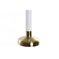 PLAFONNIER BLANC ET OR 3 SUSPENSIONS 75X