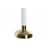 PLAFONNIER BLANC ET OR 3 SUSPENSIONS 75X