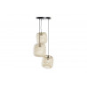 PLAFONNIER TRIPLE SUSPENSIONS BAMBOU D43x100cm