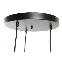 PLAFONNIER TRIPLE SUSPENSIONS BAMBOU 43X