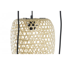 PLAFONNIER TRIPLE SUSPENSIONS BAMBOU D43x100cm
