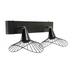 APPLIQUE OMBRELLE DOUBLE 50X21X16 NOIR