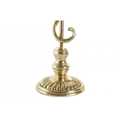 LAMPADAIRE SINGE DORÉ SUR PERCHOIR EN RÉSINE 26.5x20.5x93cm