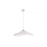 PLAFONNIER ÉVENTAIL LIN BLANC D68x21cm