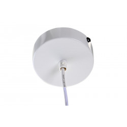 PLAFONNIER ÉVENTAIL LIN BLANC D68x21cm